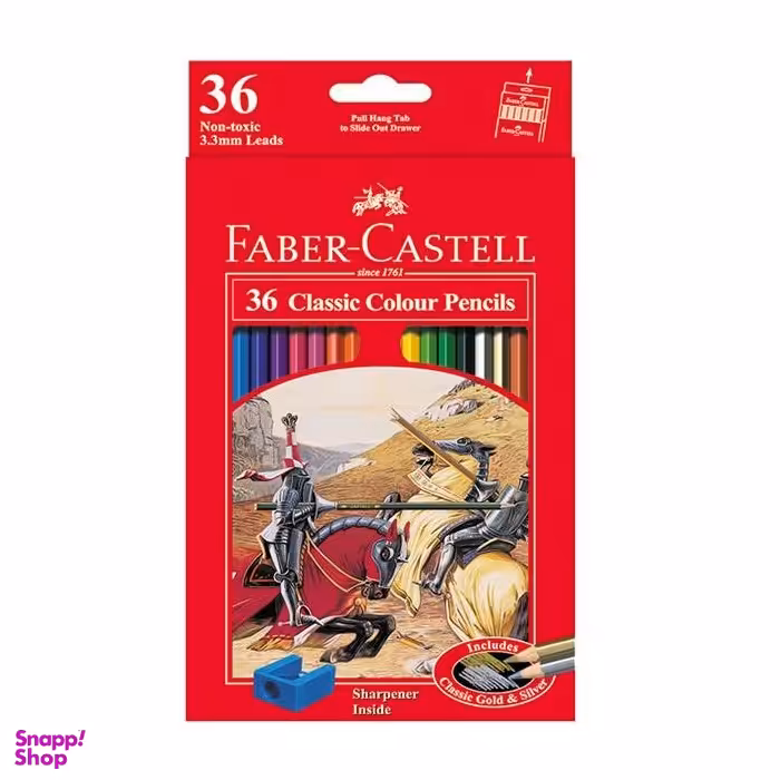 مدادرنگی فابرکاستل (Fabercastell) بسته مقوایی 36 رنگ