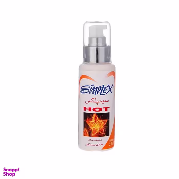 ژل لوبریکانت سیمپلکس (Simplex) مدل فلفل حجم 100 میلی لیتر
