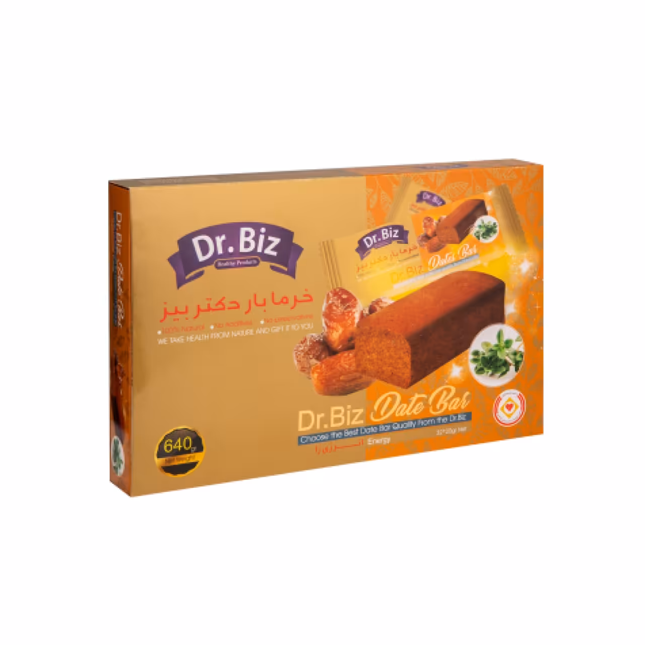 خرمابار انرژی زا 640 گرمی دکتربیز