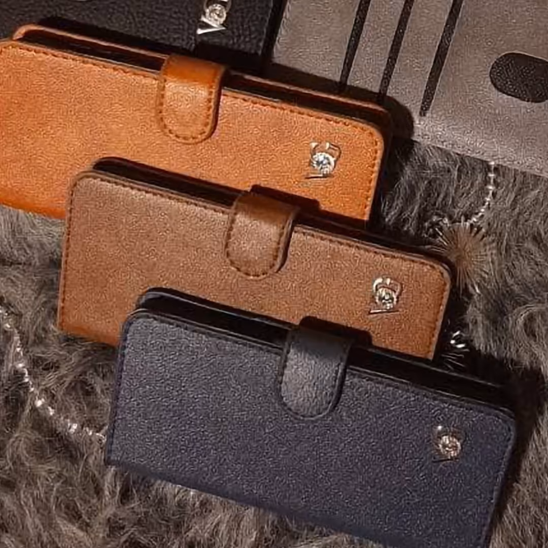 گارد قاب کیفی چرمی جای کارتی A04 sکیفیت عالی دکمه مگنتی