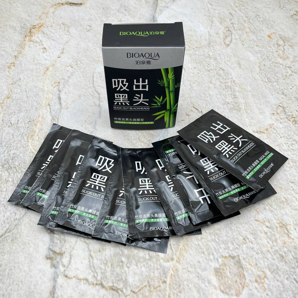 ماسک بینی  زغال بامبو بیوآکوا پک ده عددی