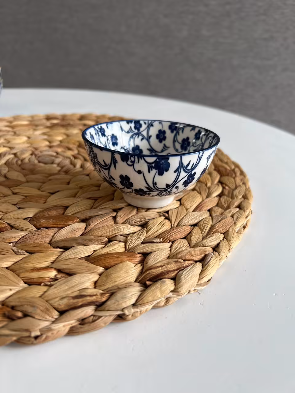 کاسه ترشی خوری دنی هوم- طرح گل سرمه ای