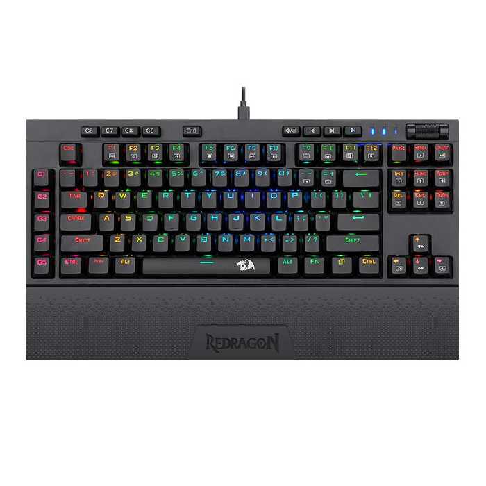 خرید کیبورد گیمینگ ردراگون Keyboard Redragon Vishnu K596 با بهترین قیمت