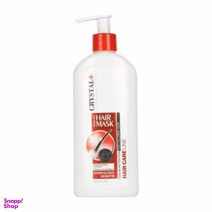 ماسک مو پمپی با آبکشی کریستال مناسب موهای خیلی خشک حجم 400 میلی لیتر