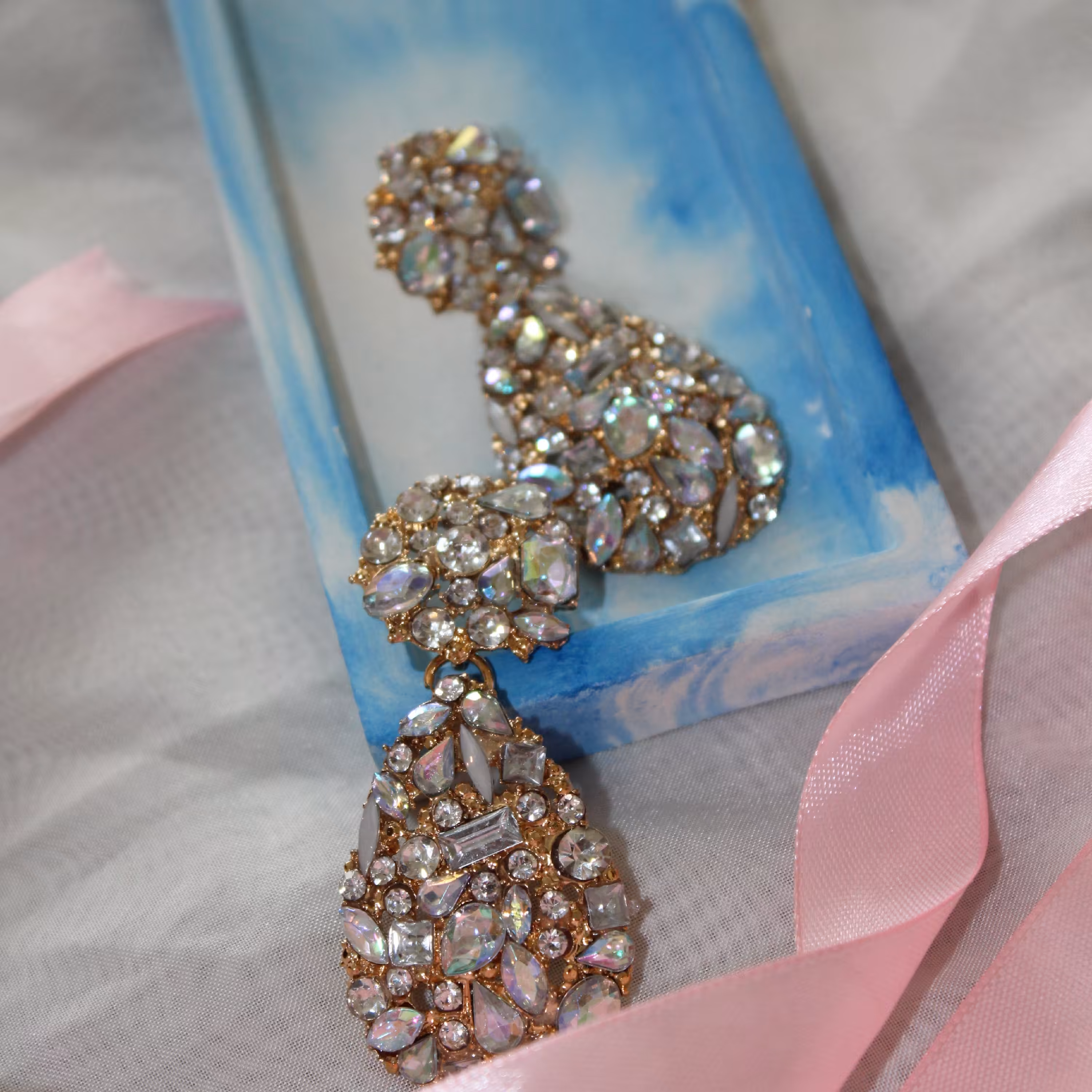 گوشواره مجلسی جواهری