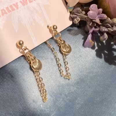 گوشواره میخی دخترانه گوشواره مجلسی زنانه بینظیر برای کادو تولد بدون