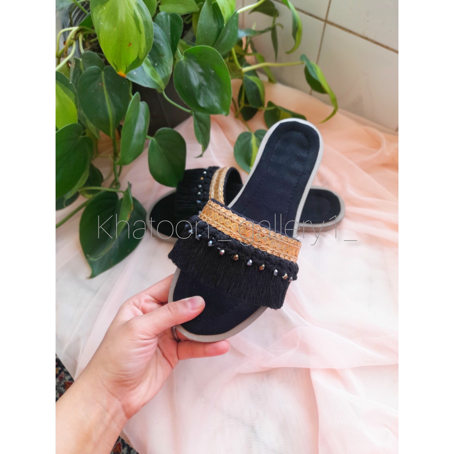 صندل تخت سوزندوزی مکرومه