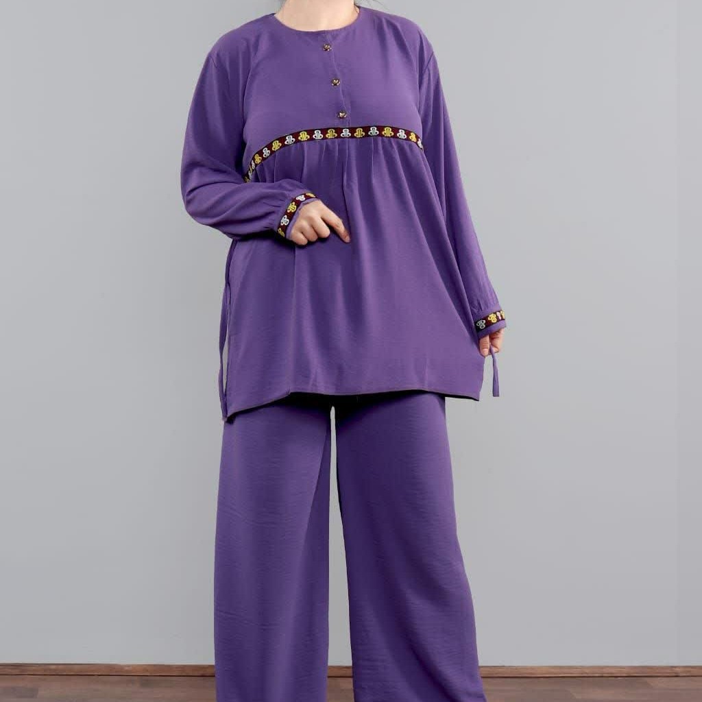 ست بلوز و شلوار سنتی ابروبادی