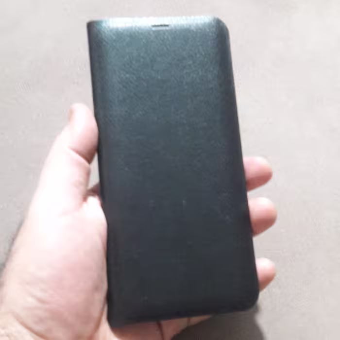 کیف کلاسوری چرمی مشکی سامسونگS10plus