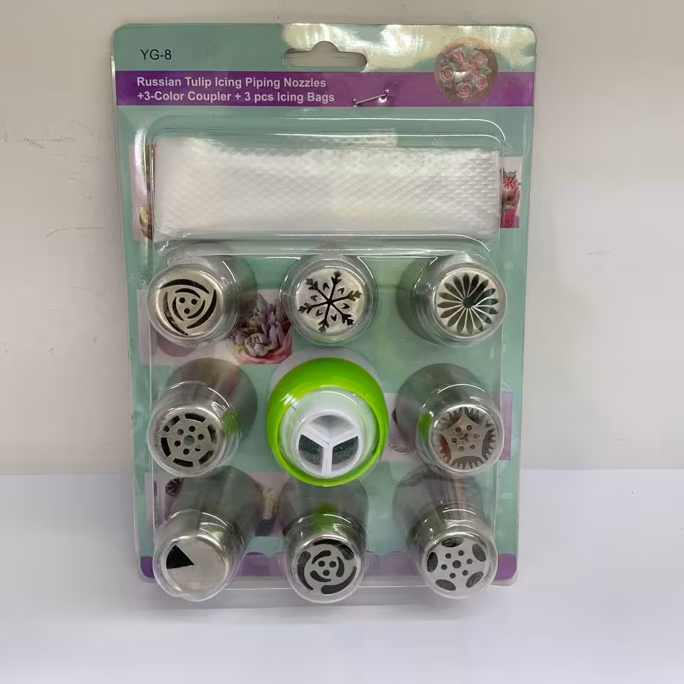 ماسوره 8تایی سه بعدی خارجی به همراه رابط ماسوره خامه ریز سه تایی