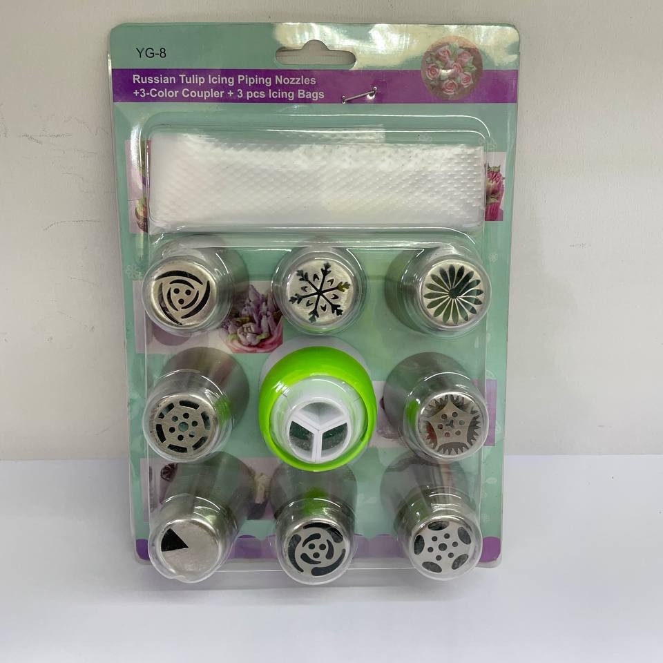 ماسوره 8تایی سه بعدی خارجی به همراه رابط ماسوره خامه ریز سه تایی