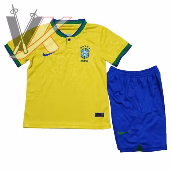 کیت بچگانه برزیل جام جهانی قطر 2022 کد 2310019