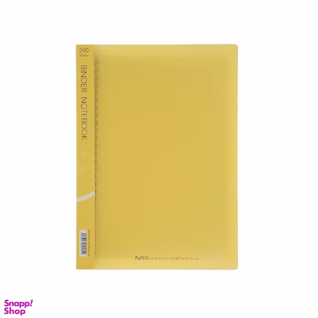 دفتر کلاسور 200 برگ قفل فلزی جلد طلقی پاپکو (Papco) سایز A4