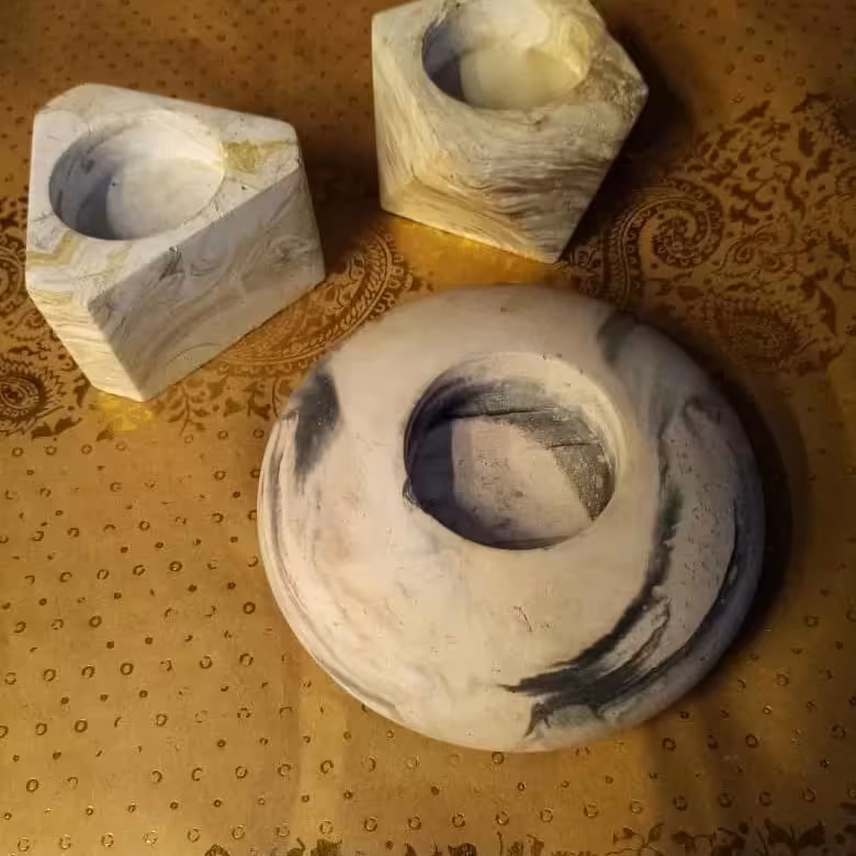 جاشمعی پلی استر سایز کوچک در سه مدل 