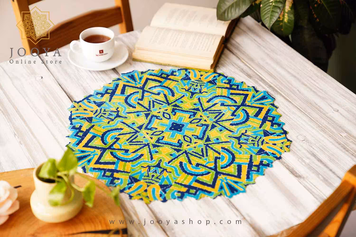 رومیزی 8 ضلعی 40 پارسین