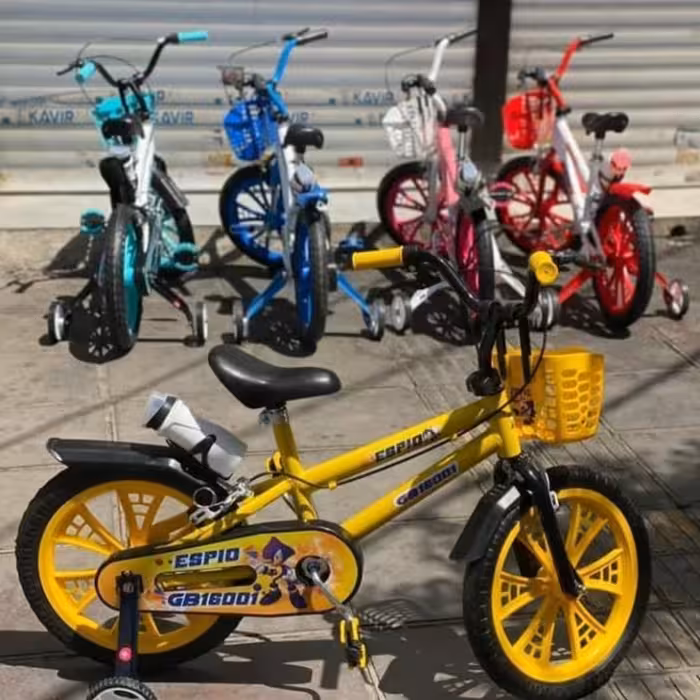 دوچرخه سایز 16 استاندارد با لوازم جانبی با یکسال گارانتی