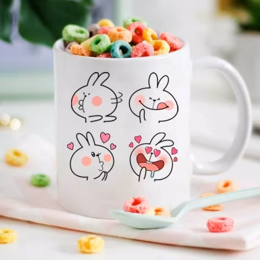 ماگ سرامیکی طرح خرگوش کد1154