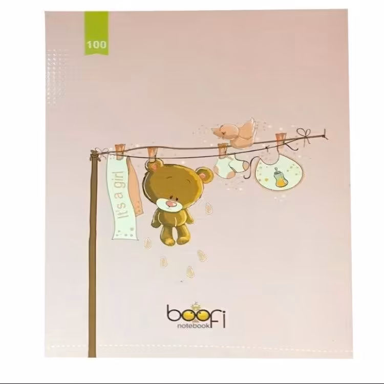 دفتر مشق 100 برگ بوفی کد 03