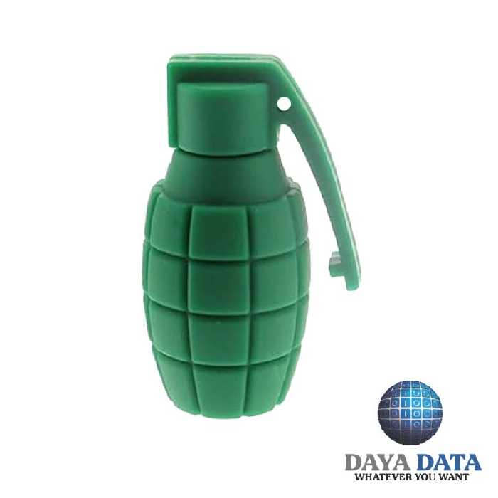 فلش مموری فانتزی دایا  دیتا طرح نارنجک   مدل PW1005-3 ظرفیت32GB -USB2 رنگ سبز