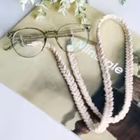 بند عینک وایس نخ پنبه آلمانی وارداتی تک رنگ با ایستادگی و استحکام زیاد