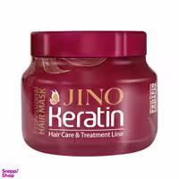 ماسک مو ژینو (Jino) داخل حمام کراتین حجم 500 میلی لیتر