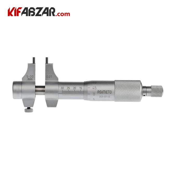 میکرومتر داخل سنج 30-5 میلیمتر آسیمتو مدل 0 01 203