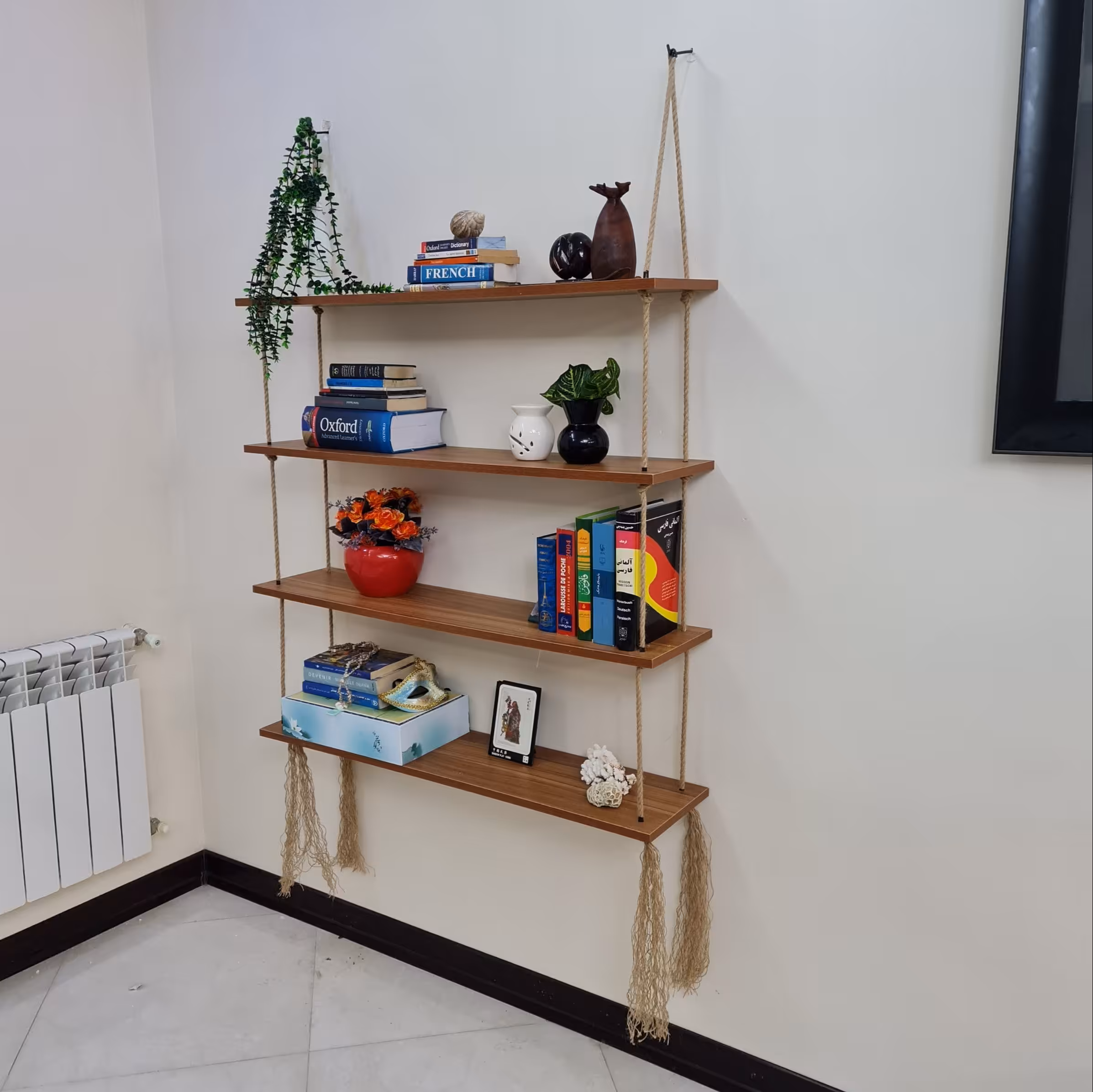 شلف mdf چهار طبقه ارتفاع 190