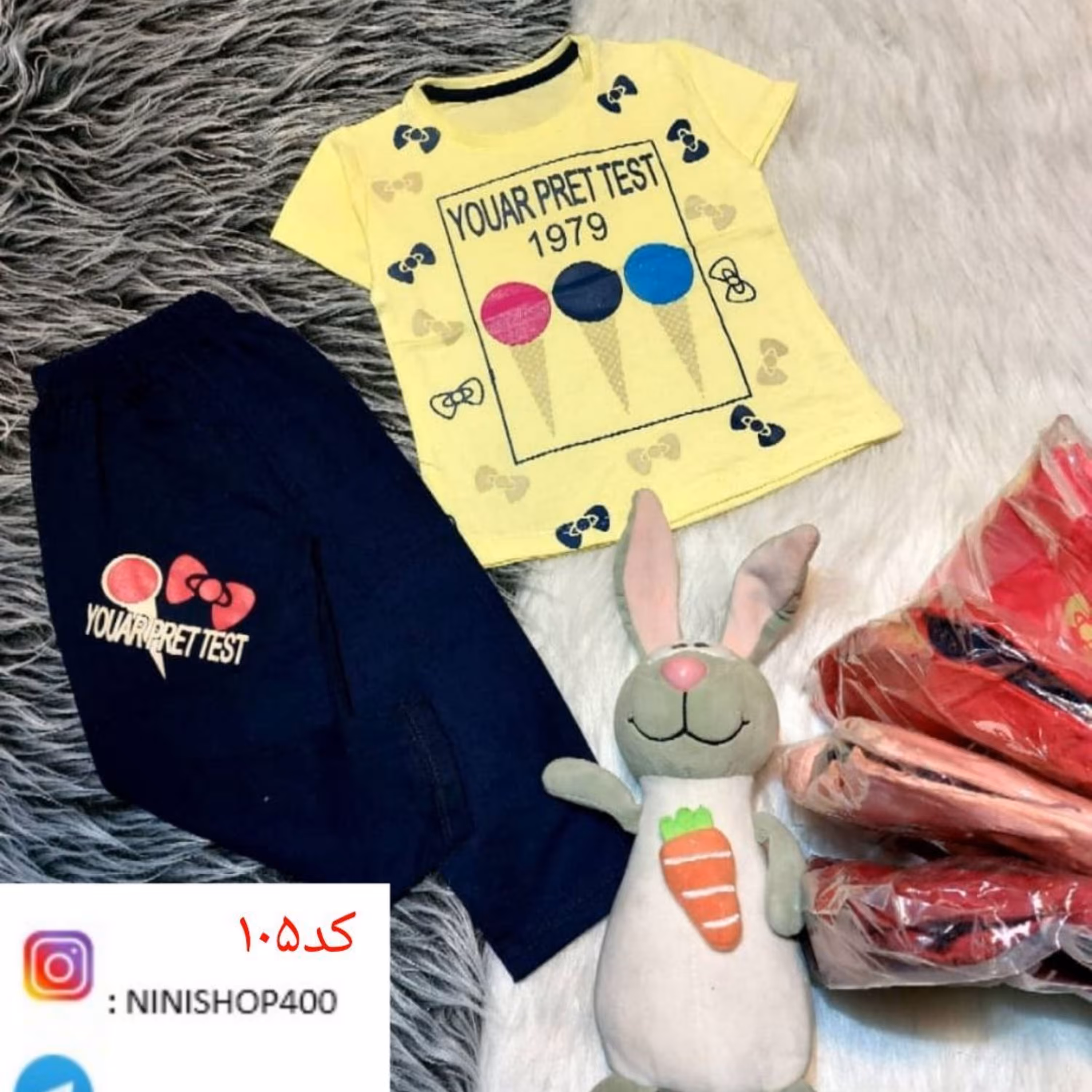 تیشرت شلوارک اسپرت دخترانه.پسرانه در 5 رنگ زیبا و در سه سایز 35.40.45