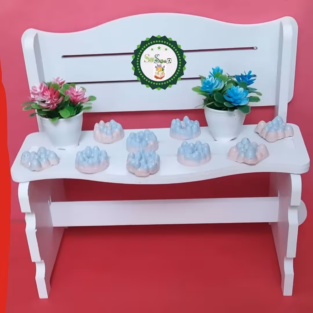 پک صابون مینیاتوری دو رنگ 15عددی  مناسب مسافرت و قابل حمل در کیف