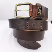 کمربند پهن چرم گاومیش خارجی سگک فوق العاده زیبا و رنگ ثابت