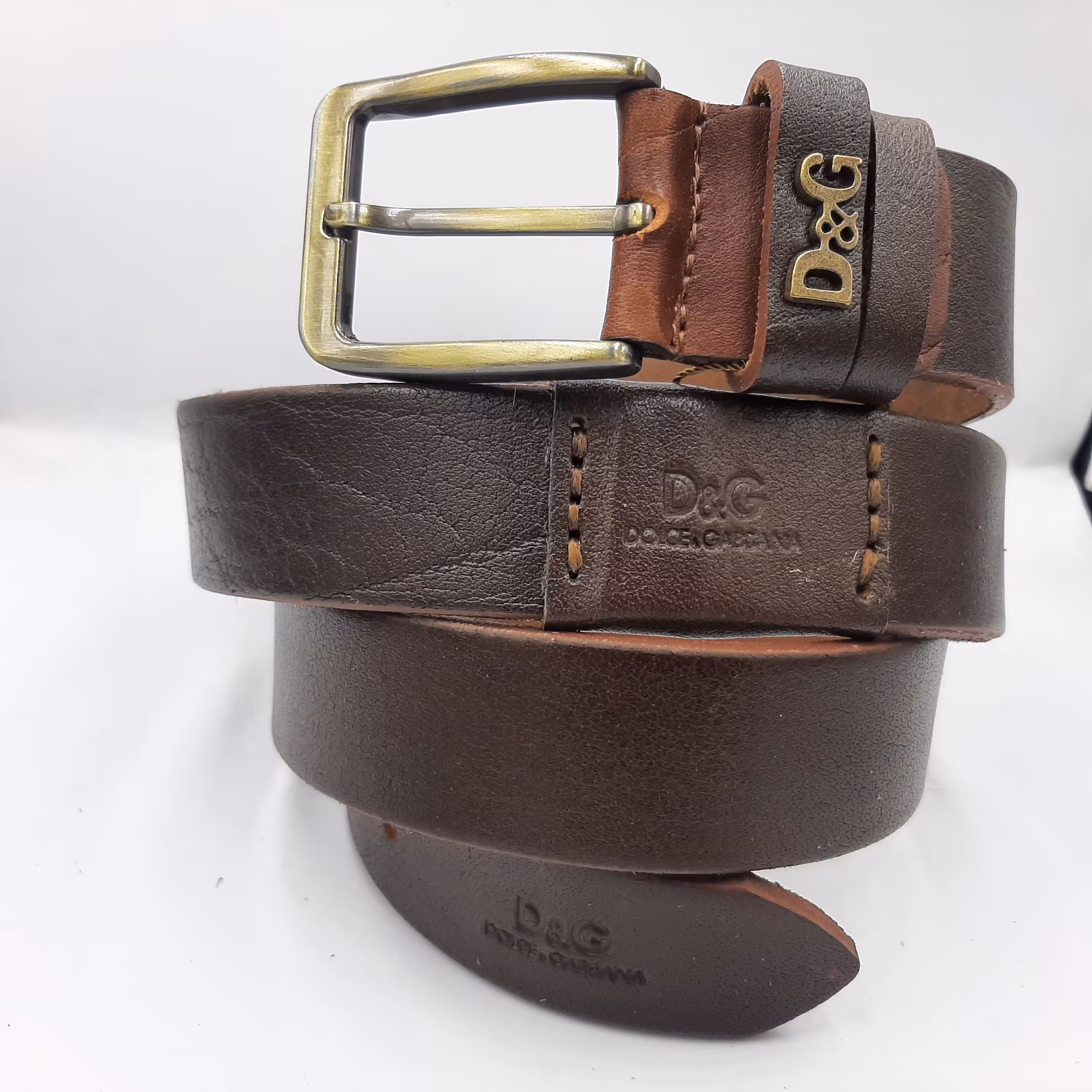 کمربند پهن چرم گاومیش خارجی سگک فوق العاده زیبا و رنگ ثابت