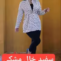 کت جلو حلقه تینا کرپ خارجی