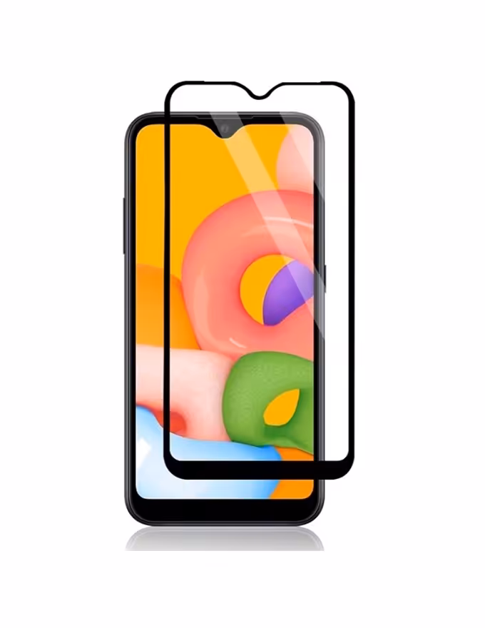 محافظ صفحه نمایش فول صفحه گوشی سامسونگ Full Glass A01 Core_A01 Core