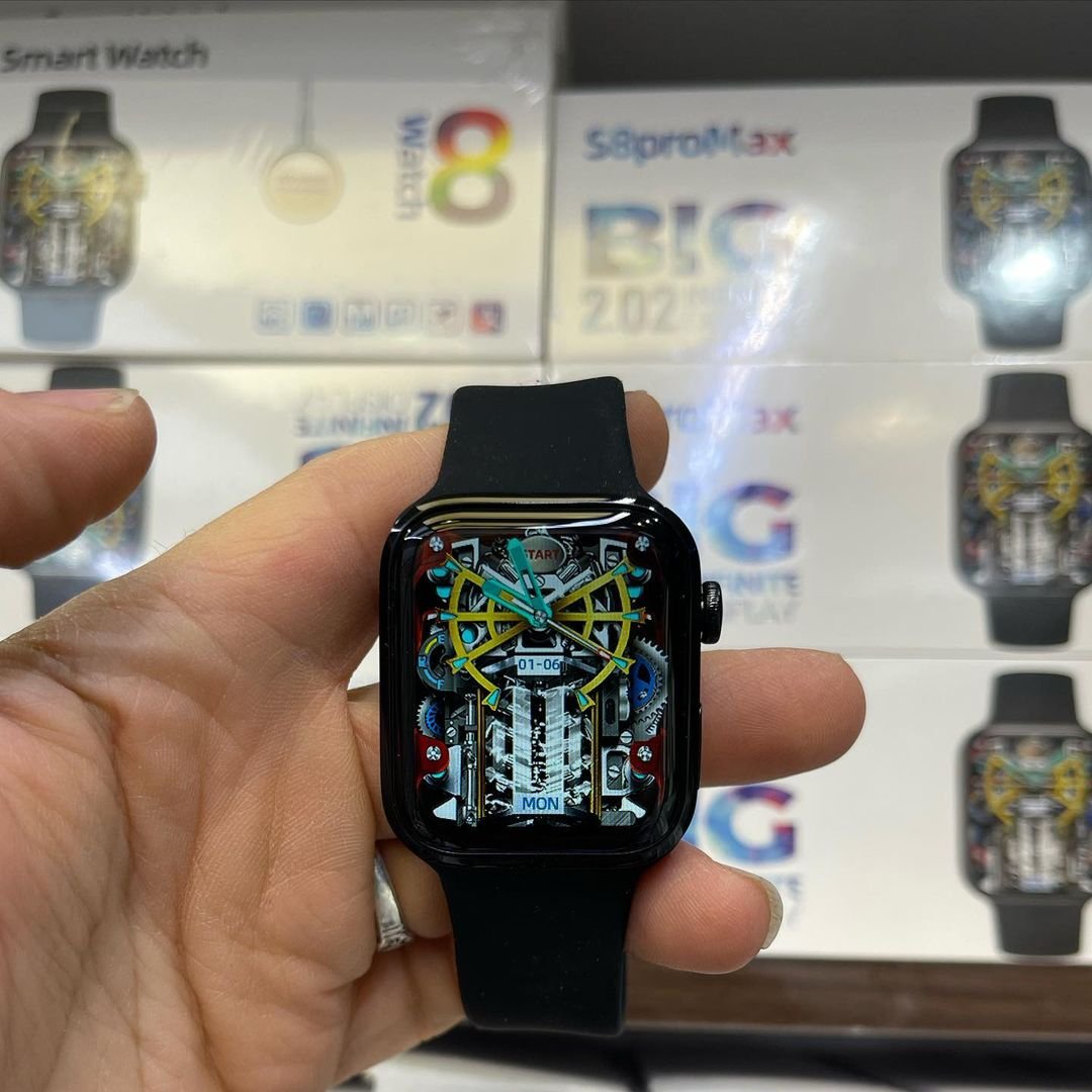 ساعت هوشمند S8 promax خوش ساخت مشابه سری 8 رنگ بندی کامل 