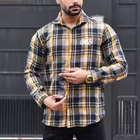 پیراهن مردانه پشمی ام بی رنگبندی 4 رنگ سایز بندی L XL 2XL