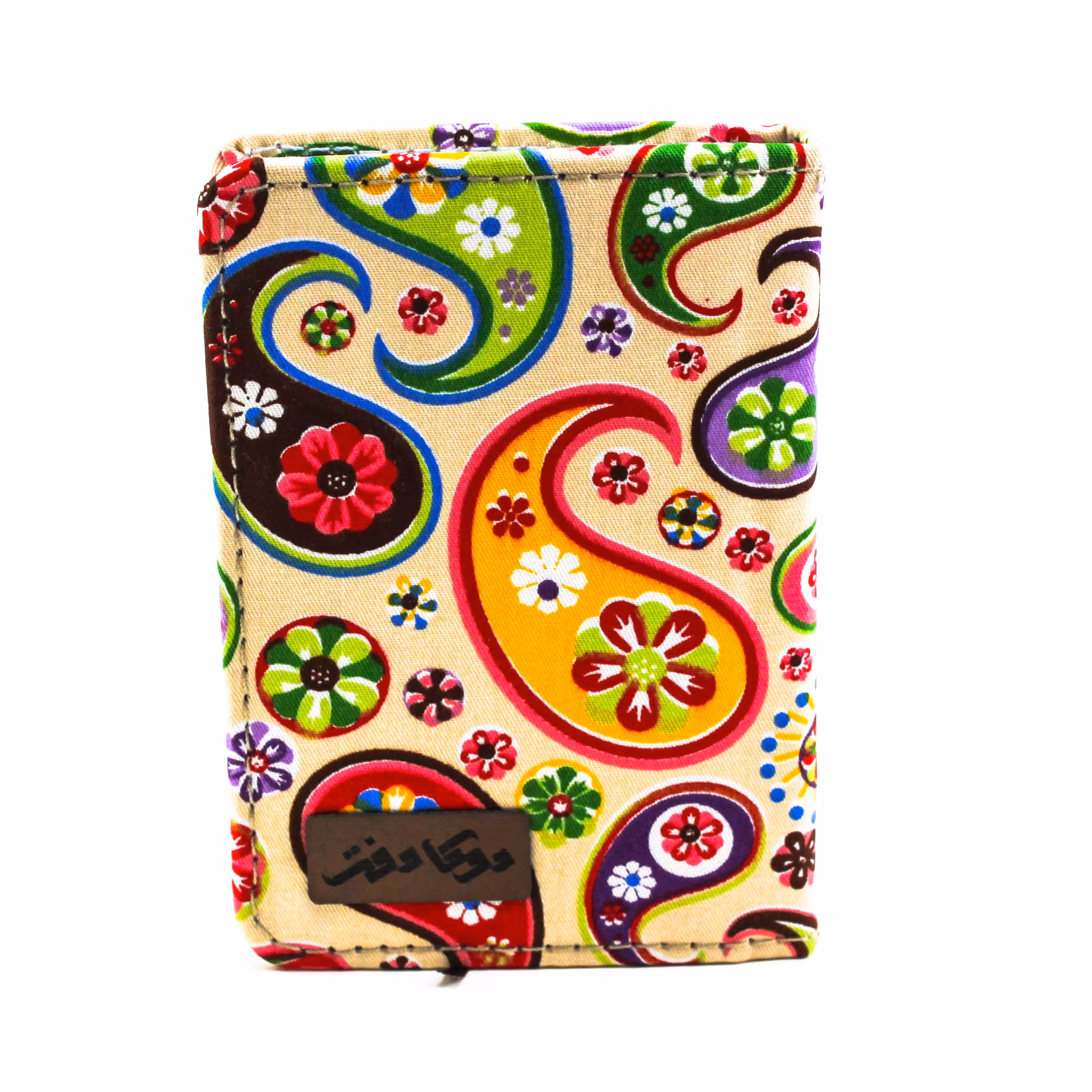 دفترچه پارچه ای طرح گل موکا