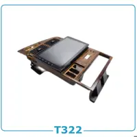 مانیتور پژو پارس داشبورد قدیم طرح چوب مدل(T322)