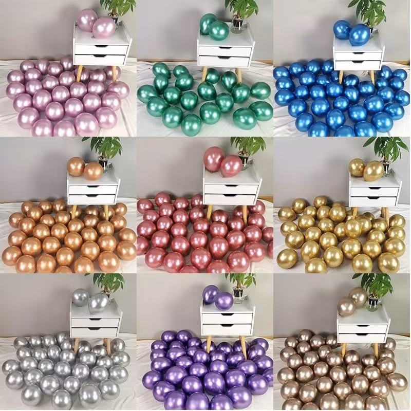 بادکنک کروم 6 اینچ بند انگشتی تکی