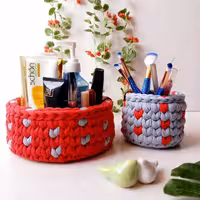 ست باکس دوتکه نظم دهنده لوازم ارایشی بهداشتی تریکو