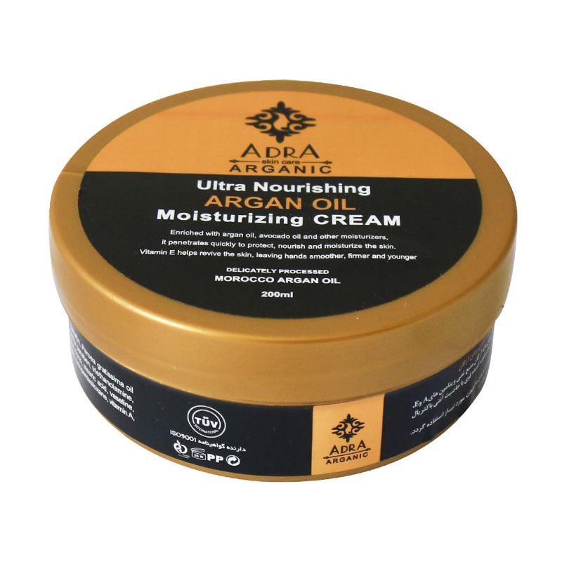 کرم کاسه ای دست و صورت آدرا حاوی روغن آرگان 200 میل
