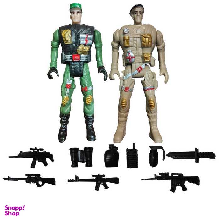 اسباب بازی جنگی مدل سرباز کد s3 مجموعه 11 عددی