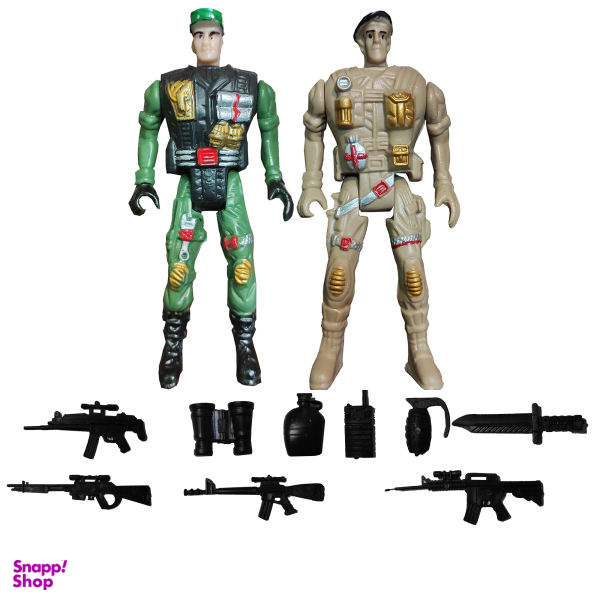 اسباب بازی جنگی مدل سرباز کد s3 مجموعه 11 عددی