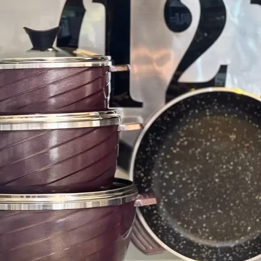 قابلمه 7پارچه چدنی 