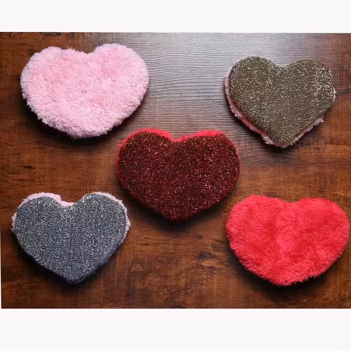 اسکاج قلبی زرک دار یک طرف پولیشی