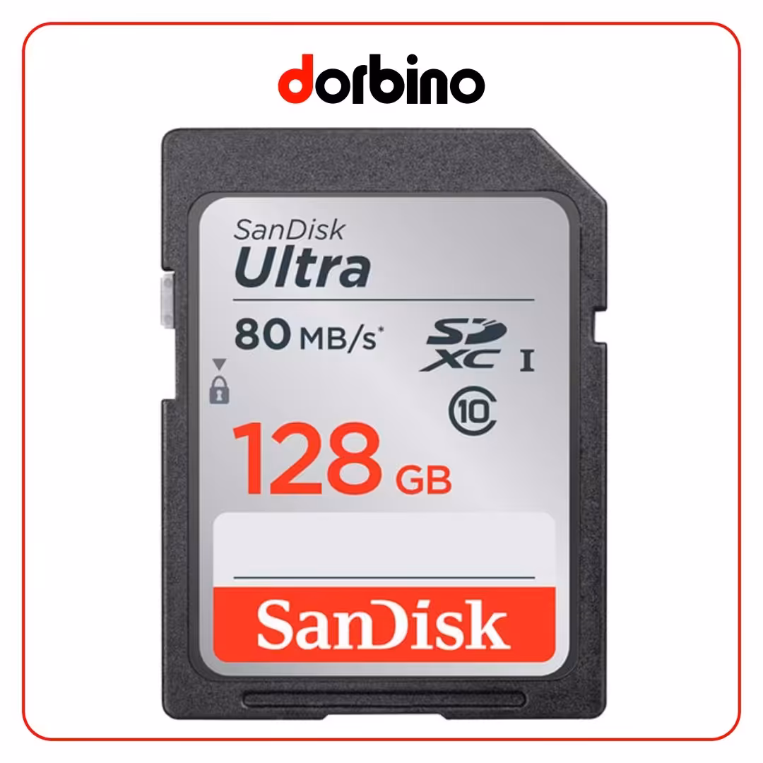 کارت حافظه SanDisk 128GB 533X Ultra UHS-I SDXC - فروشگاه دوربین دوربینو