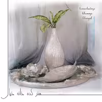 سینی دکوراتیو نقره ای