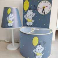 لوستر واباژور و ساعت 