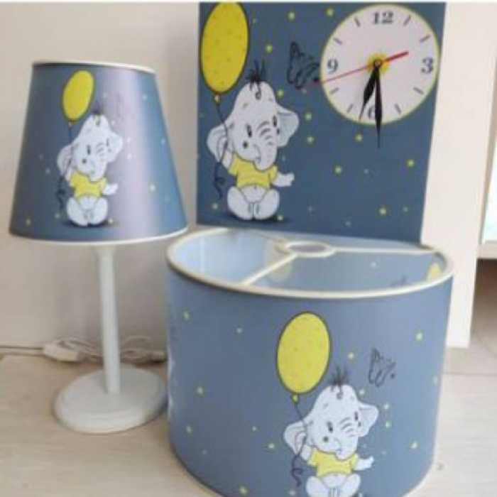 لوستر واباژور و ساعت 