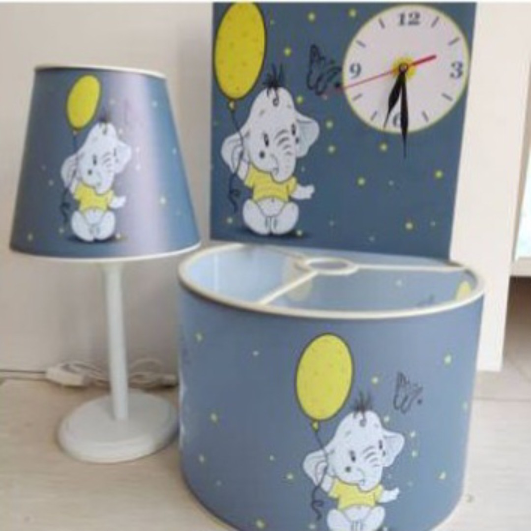 لوستر واباژور و ساعت