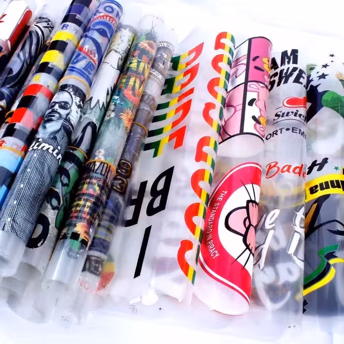 برچسب لباس برچسب حرارتی اتویی دی تی اف dtf (توضیحات رو بخون)